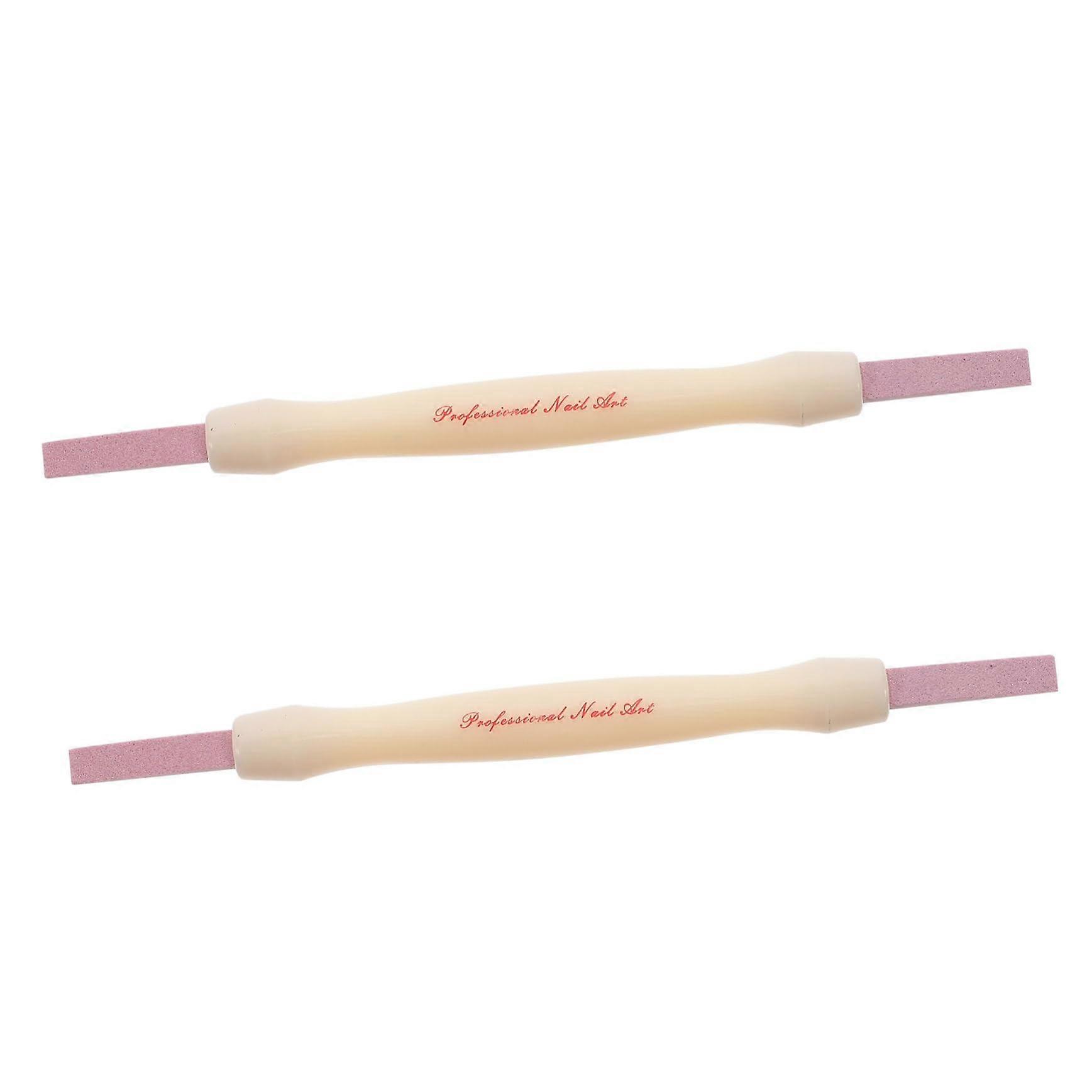 Professional Manicure Tools Set with Precision Cuticle Remover and Nail Buffer, 2 Pcs Durable Design