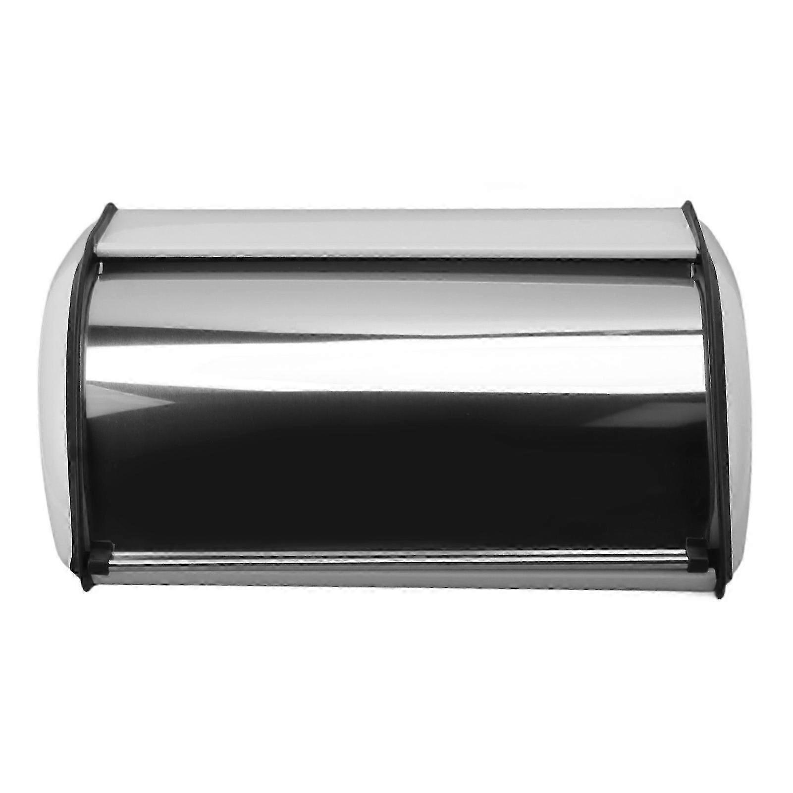 2025 Iron Bread Bin Durable Bread Storage Container Mirror Polished Bread Bin Storage Case for Home Shop Office