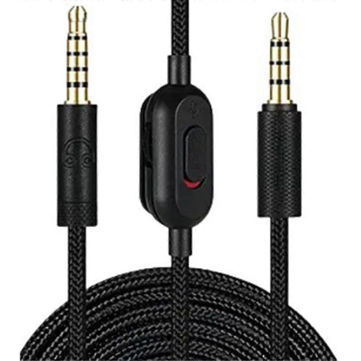2025 2M Replacement Audio Cable for GPRO X, Headphones Black