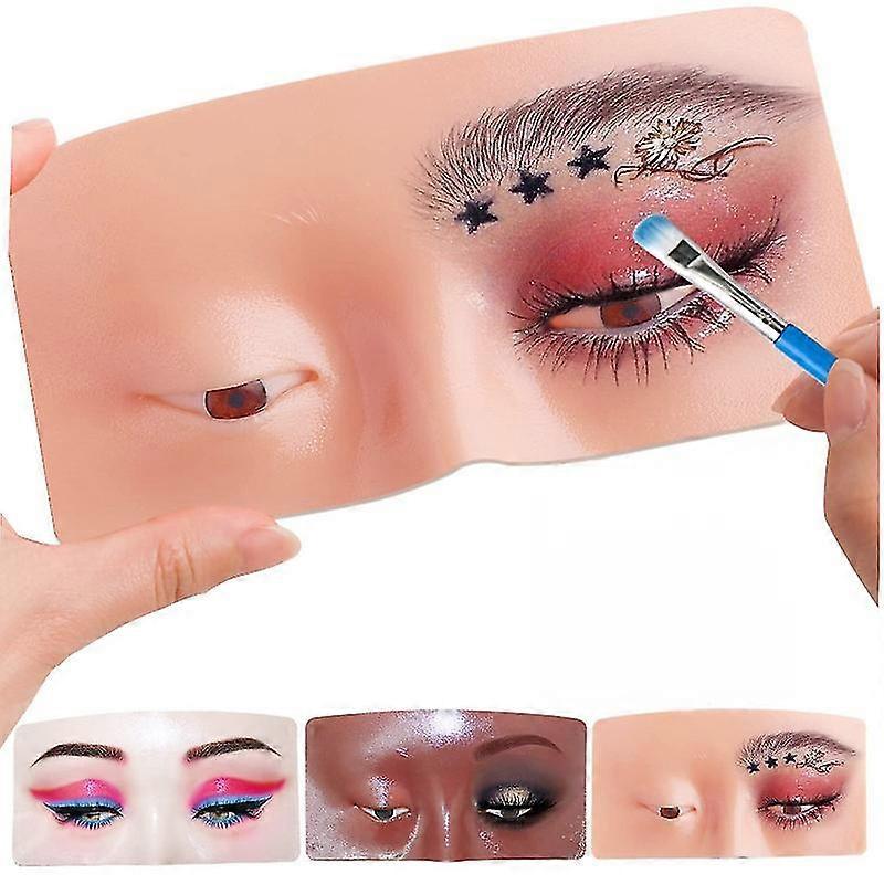 2025 Silicone Makeup Practicing Aid Face And Eyes Training Mannequin