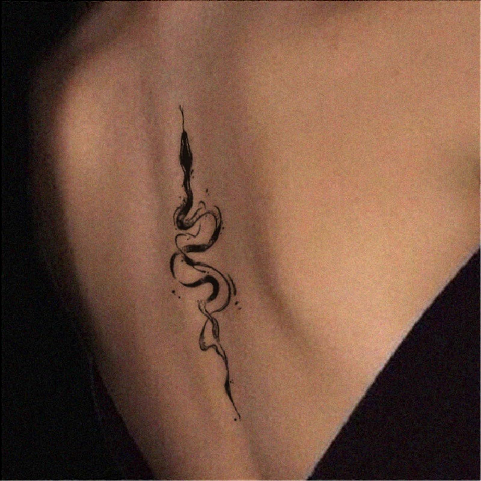 Herbal Ink Temporary Tattoos, Waterproof SemiPermanent Stickers Lasting 2 Weeks