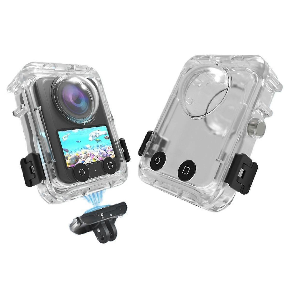 For DJI Osmo 360 Panoramic Action Camera Waterproof Case 60m Underwater Protection Shell Compatible 