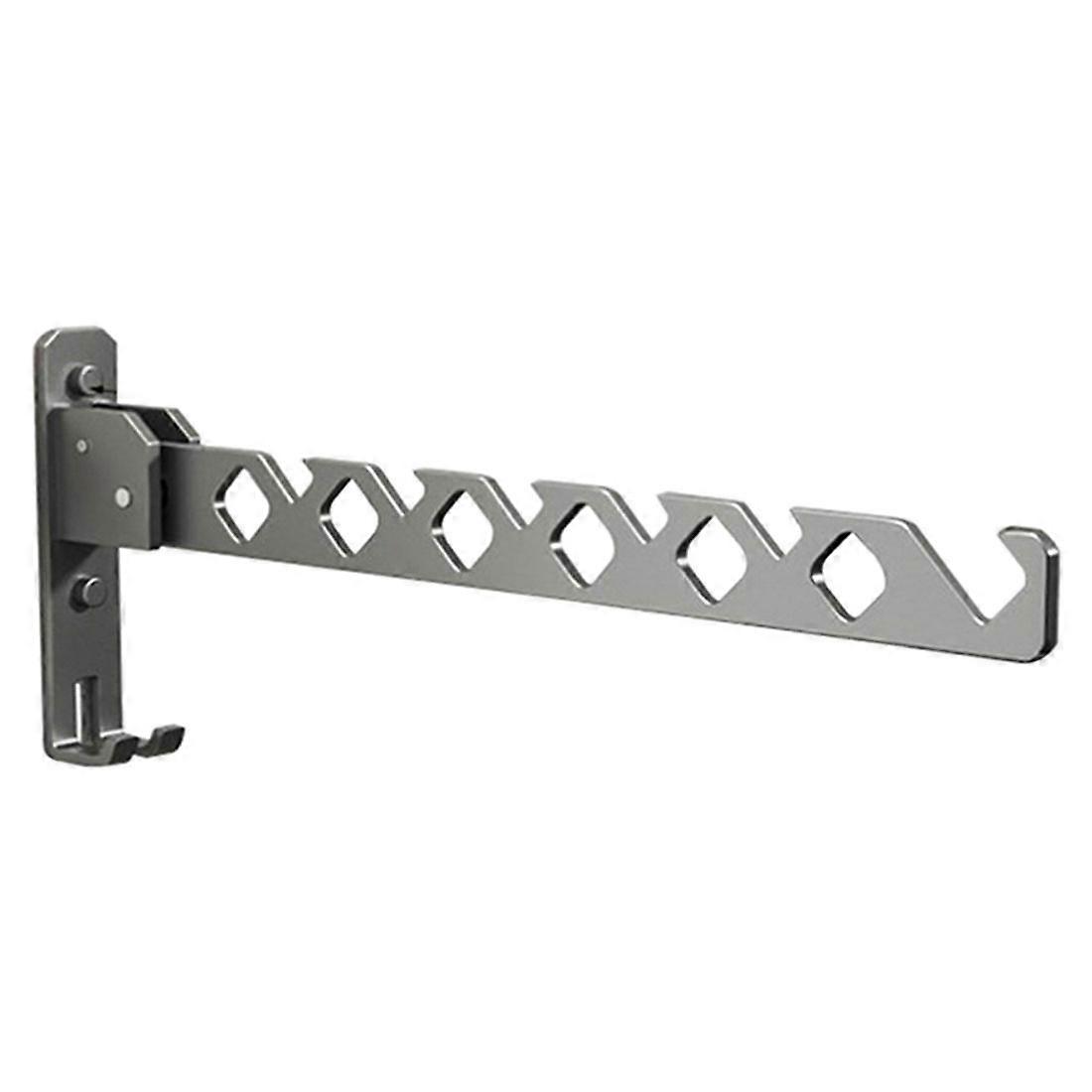 Clothes Drying Rack 180Adjustable Clothes Drying Hanger Wall Mounted Aluminum Alloy Clothes Stand Foldable Space Saving