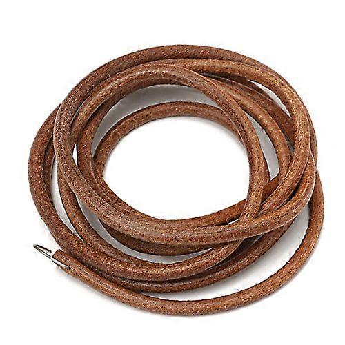 Leather Belt for Singer Sewing Machine 183cm 5mm Fits Old Treadle Models Durable with Hook