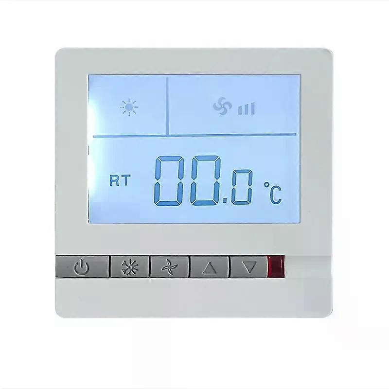 Thermostat Air Conditioning Panel Switch Digital Thermostat Cooling Heating Ventilation Function Hotel Temperature Controller