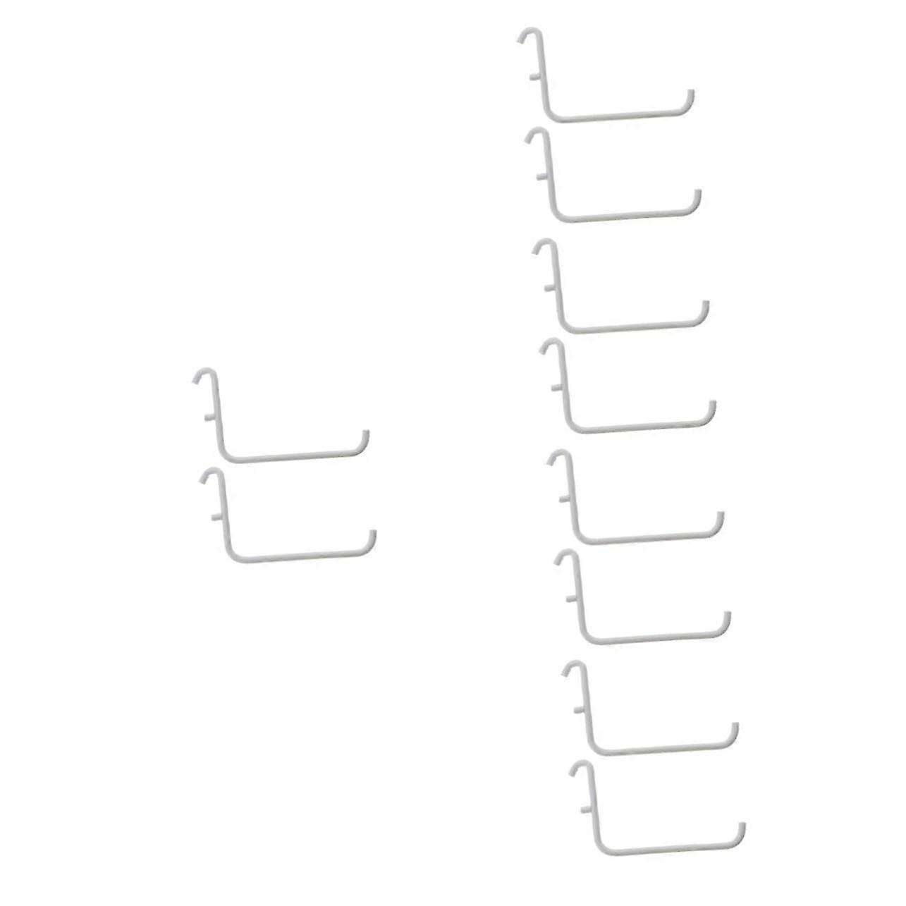 5 Sets Heavy Duty Metal Pegboard Hooks for Garage and Retail Display, Space Saving