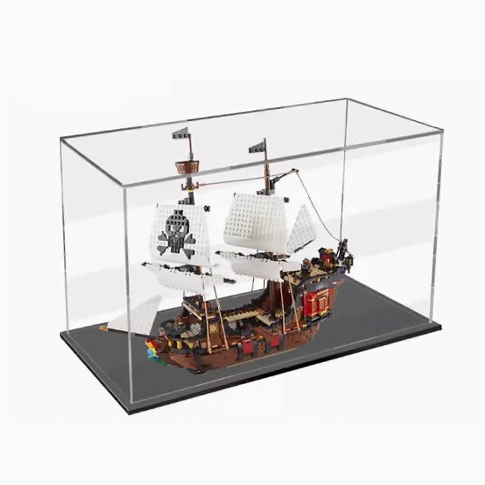 Pirate  Display Case Dust Proof Acrylic Box for  31109 with Clear Showcase