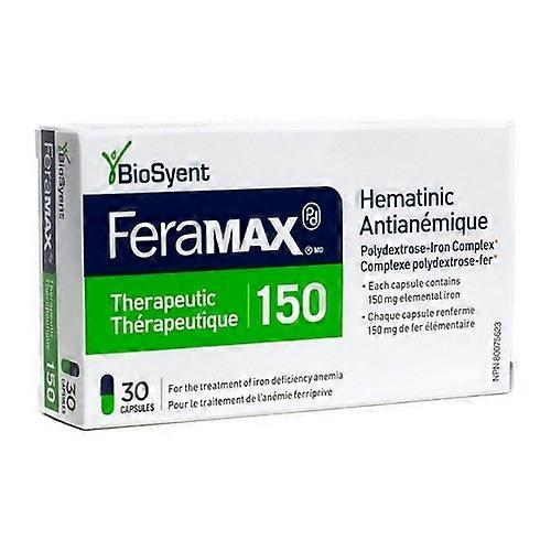 FeraMAX Therapeutic 150 Iron Supplement, 30 Caps