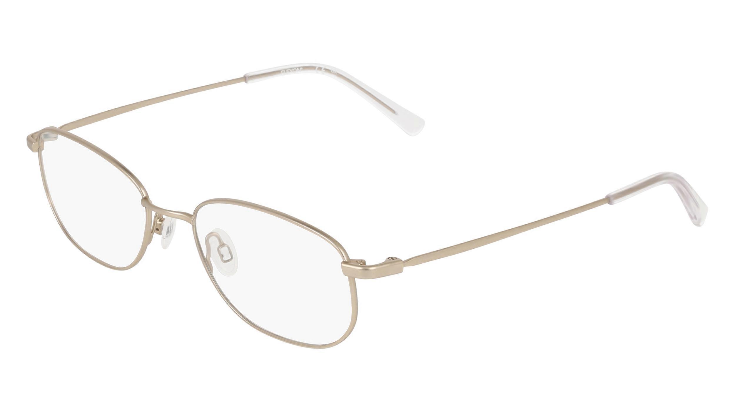Eyewear Frames FLEXON FLEXON H6099 710 SATIN GOLD 52/19/145 MALE