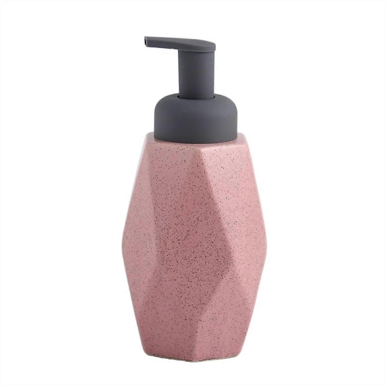 Ceramic Soap Dispenser with EasyPress Pump, Durable Handmade Design for Bathroom and Kitchen
