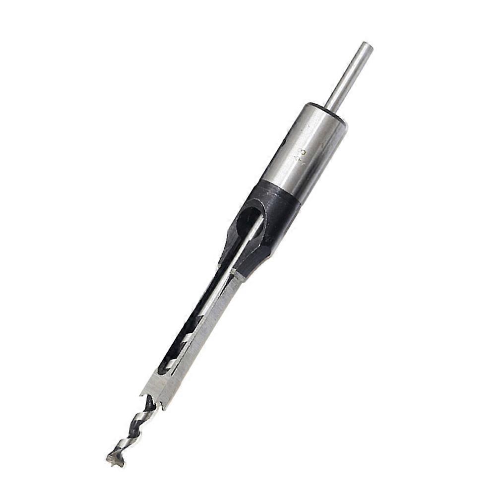 Square Hole Drill Bit for Woodwork 6.4mm Self Centering Hinge Drill Bit Silver