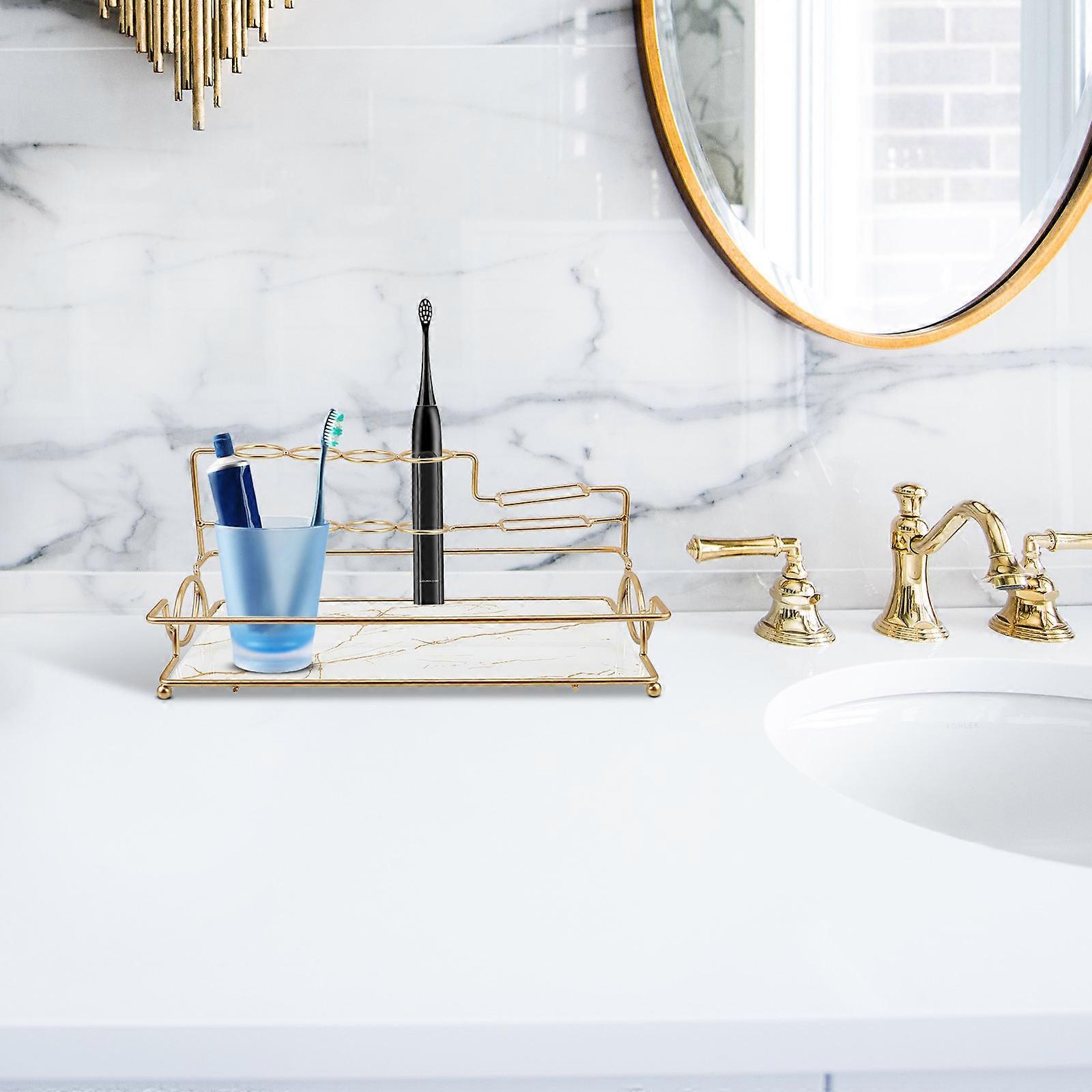 Bathroom Storage Rack Countertop Organizer with Multi-Layer Function