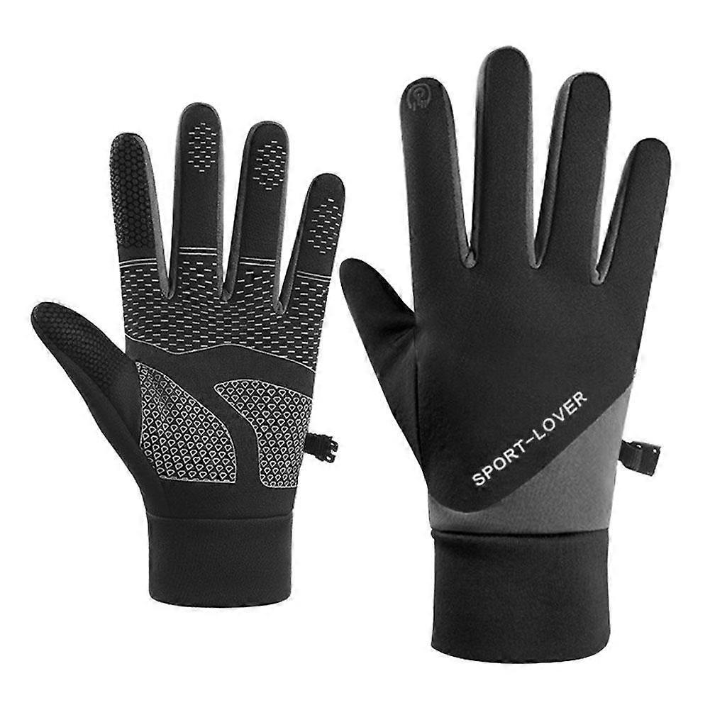 Thermal Windproof Winter Gloves, Touch Screen Compatible Warm Mittens