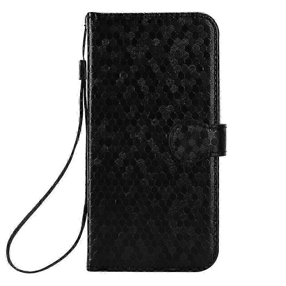 Honeycomb Dot Texture Leather Phone Case