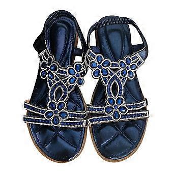 Awdenio Sommer-Damensandalen, Boho-Sandalen mit Keilabsatz, offener Zehenpartie und bequemen Schuhen im römischen Stil