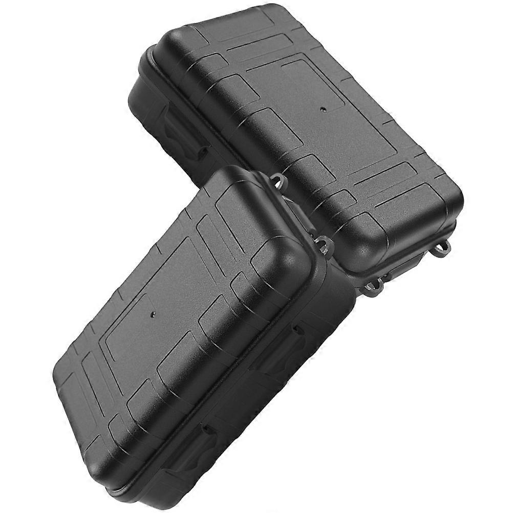 Survival Box Storage 2Pcs Solid Shockproof Outdoor Survival Storage Cases