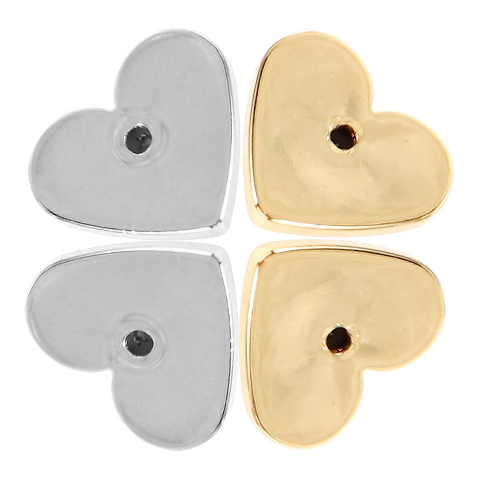 Safe Brass Earring Backs for Studs DIY Earring Backs 4Pcs Assorted Colors