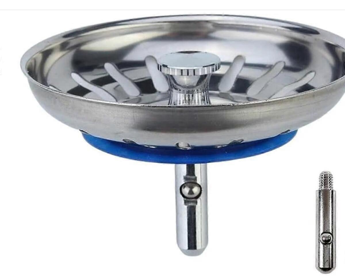 Kitchen Sink Plug with Adjustable Pin - Universal Kitchen Sink Plug, P