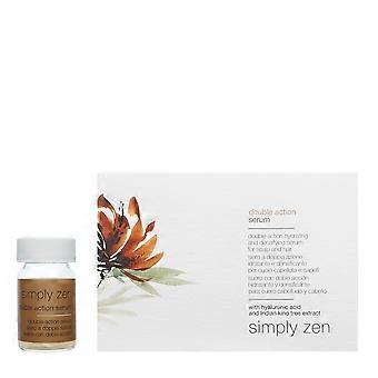 Set Simply Zen Double Action Leave In Scalp Treatment Serum For Density & Vitality 12 pcs 5 ml