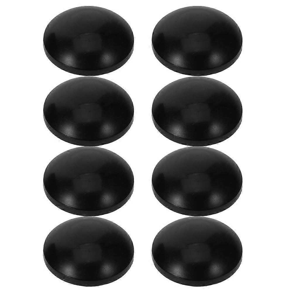 Trampoline Pole Caps for Protecting with 8Pcs Black Plastic Replacement Caps