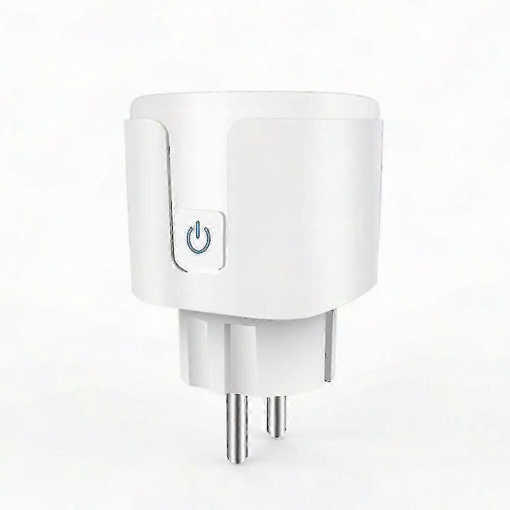 20A Wifi Smart Plug EU Smart Socket met stroommonitoring, timerfunctie en spraakbediening