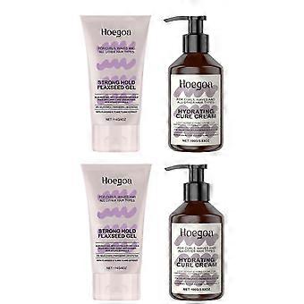 Conjunto 2X Curls Gel Fixação Forte + Creme Hidratante para Cachos,dbIAOS