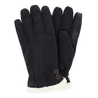 Isotoner Mikrofaser Winterhandschuh mit Knopfdetail (Damen)