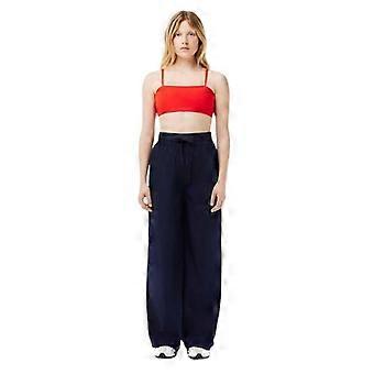 Lacoste Womens/Ladies Oversized Wide Leg Trousers