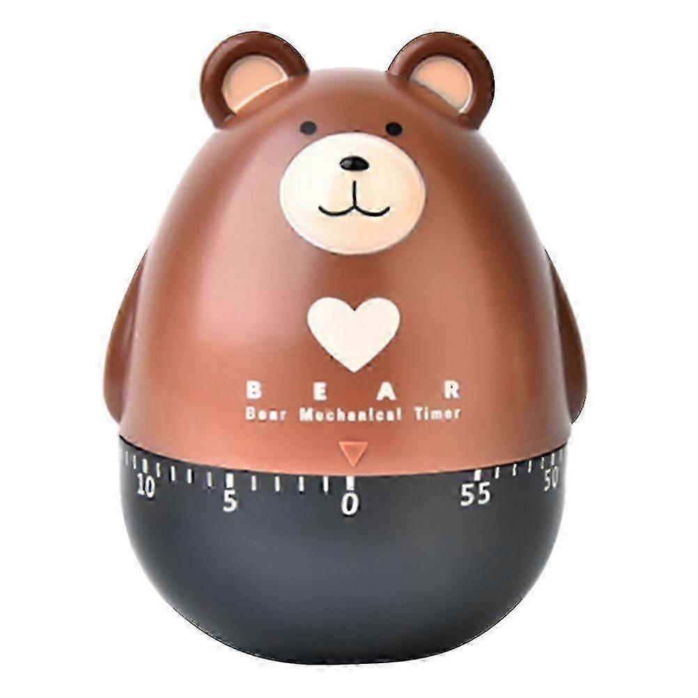 SZW-Cartoon Bear Mechanical Timer Lovely Kitchen Timer Practical Kitchen Timer