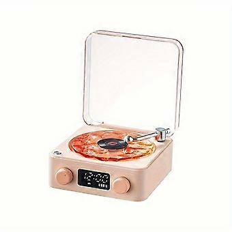 Retro Turntable White Noise Speaker, 4 Natural Sounds, RGB Projection & Ambient Lighting, Wireless Bluetooth Speaker, 4 Play Modes, Holiday Gift