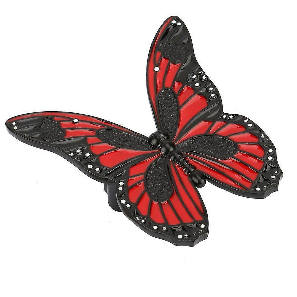 Drawer Pull Kitchen Cupboard Knobs Cabinet Wardrobe Handle (Butterfly shape) Black Red