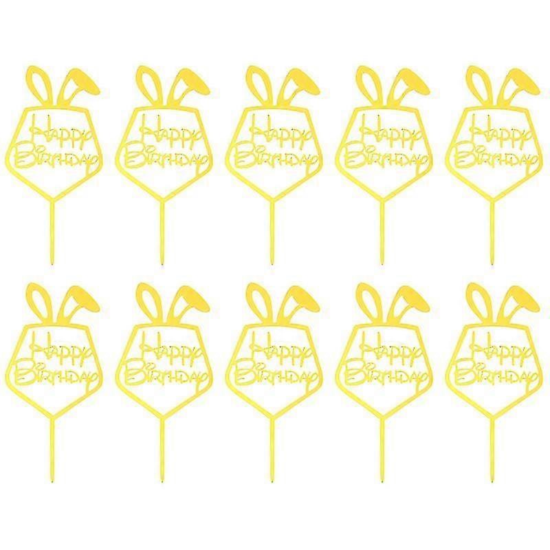 10pcs cake decorations , Dessert Picks