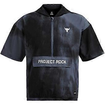 Sudadera con capucha de manga corta Under Armour Project Rock para hombre