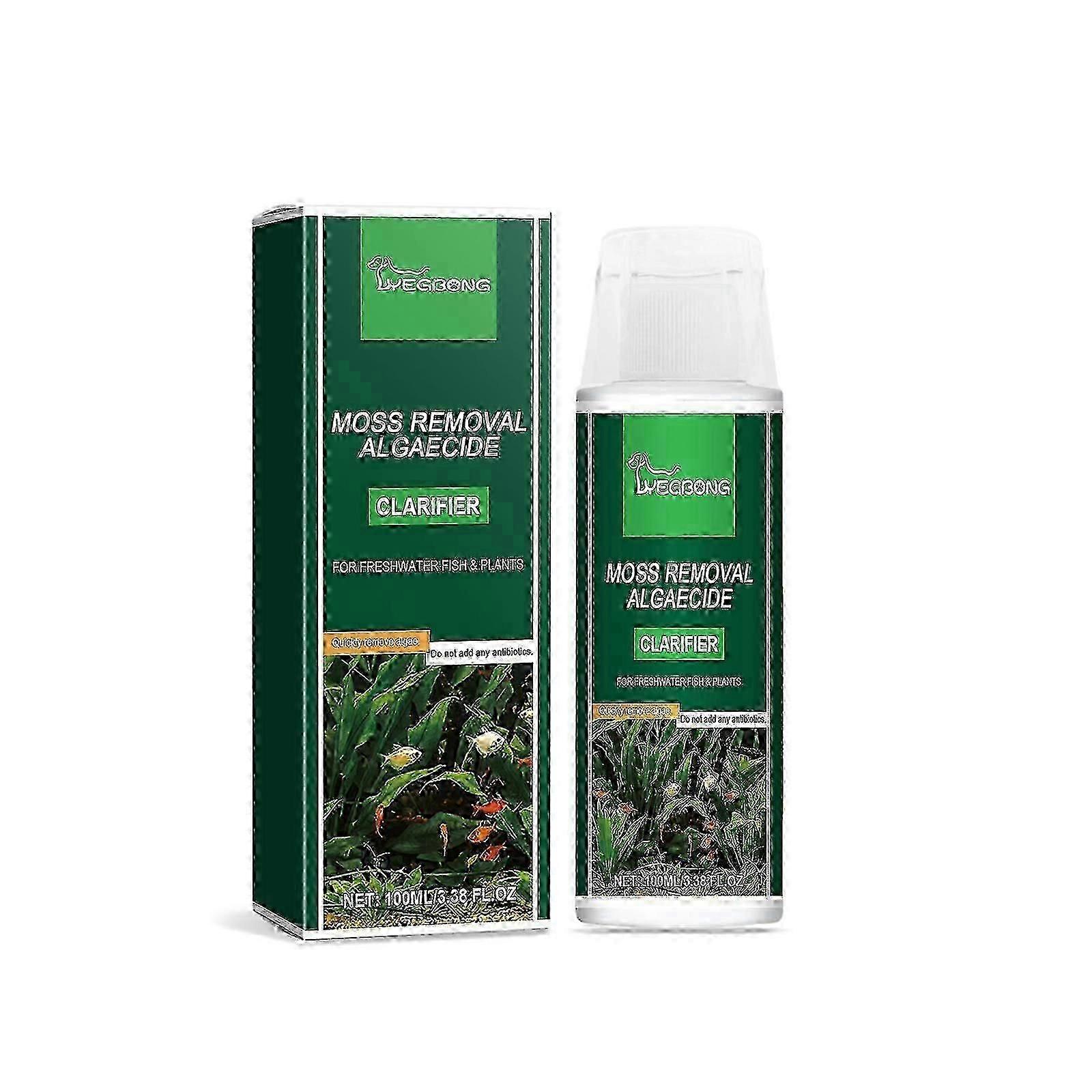 Effective Fish Tank Algae Remover - Safe, Easy, 100ml