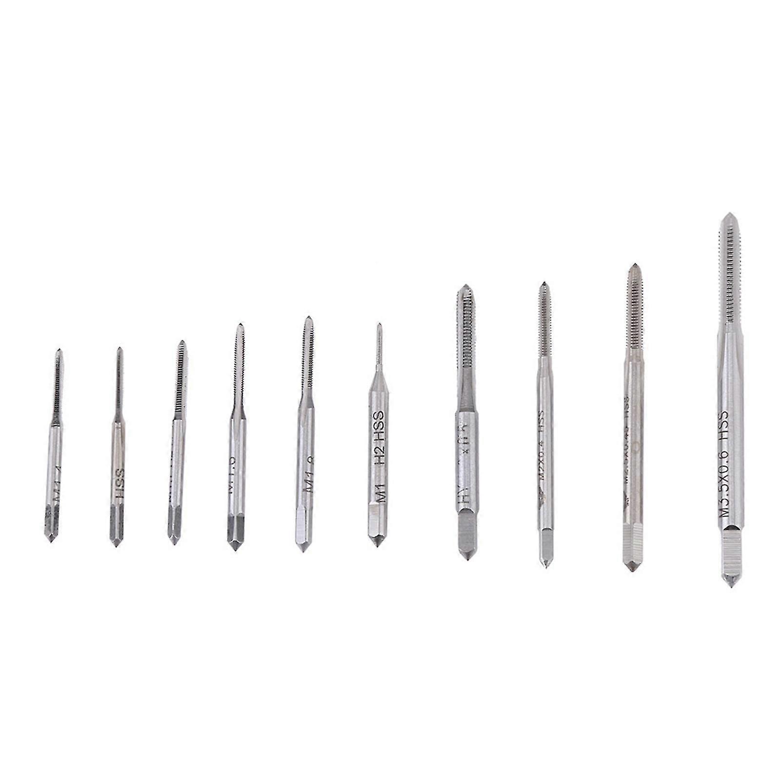 10pcs Mini M1 a M3.5 Macchina Hand Tap Thread Wire Tapping Thread Thread Threading Taps