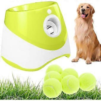 Ballwerfer für Hunde, automatischer Ballwerfer für Hunde, interaktives Apportierspielzeug, kompatibel mit Standard-Tennisbällen