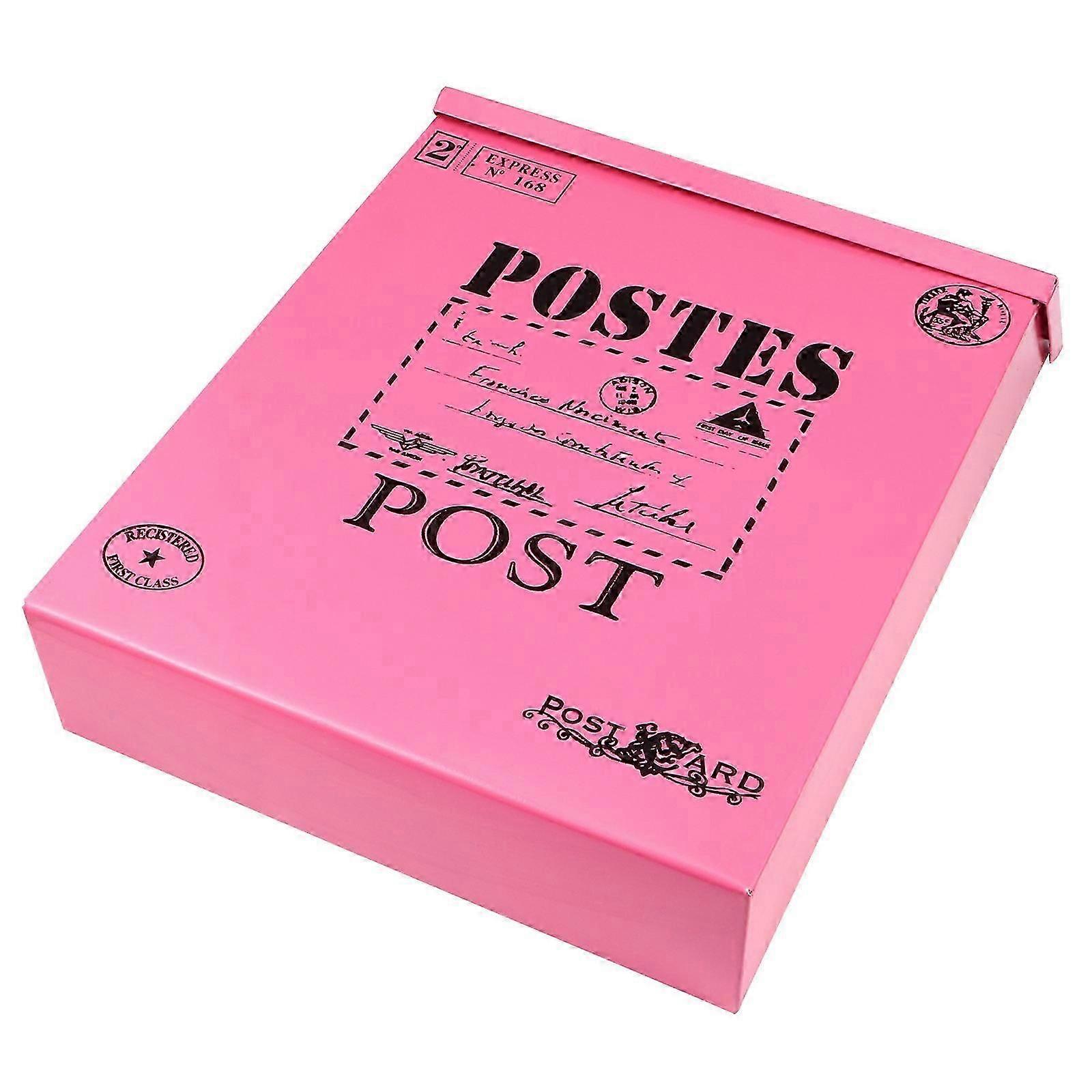 Rosy Durable Letter Box for Decor 1Pcs Multifunctional Post Box