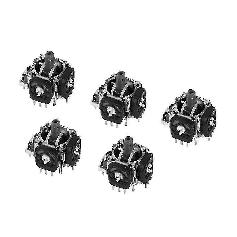 5Pcs/Set 3D Controller Joystick Analog Sensor Module Replacement compatible with PS4