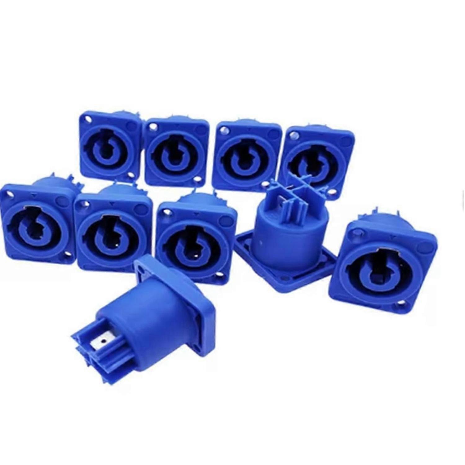 10PCS Power Speaker Panel Socket Power 20A 3-pin Socket,Input