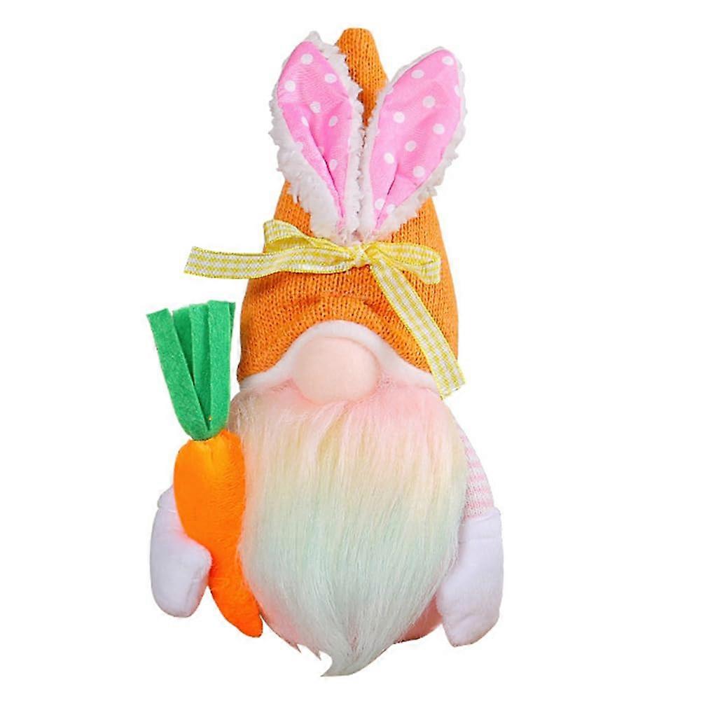 Faceless Easter Bunny Gnome Plush Decorations, Cute Spring Easter Gnome Gift for Home Décor