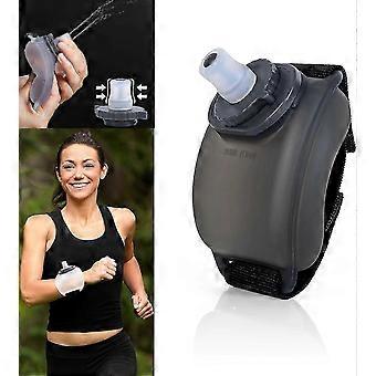 Hands-Free Silicone Wrist Water Bottle 200ml Leak-Proof Portable Hydration Bag for On-the-Go Fitness