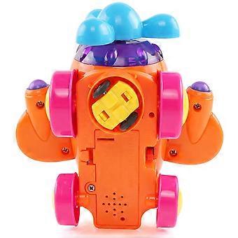 Electric Airplane Toys with Music for Playing Use Universal Wheel Aircraft