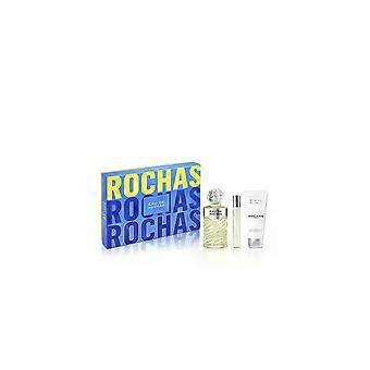 Set Eau Rochas Edt 100ml Body 100ml Edt 20ml@