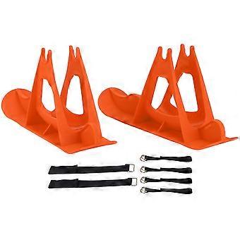 Skis de voiture équilibrés pour enfants Snowboard luge pour enfants Pièces de ski de planche de scooter équilibréeOrange(YMCAT)