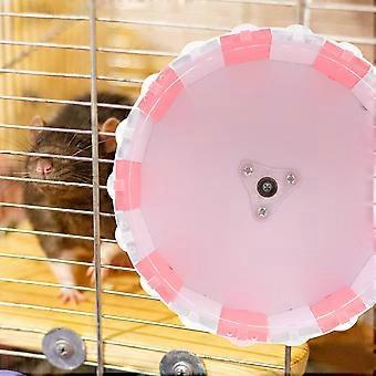 1 Stück Hamster-Übungsrad farbiges Laufrad ruhiges Haustier-Hamsterrad-Spielzeug