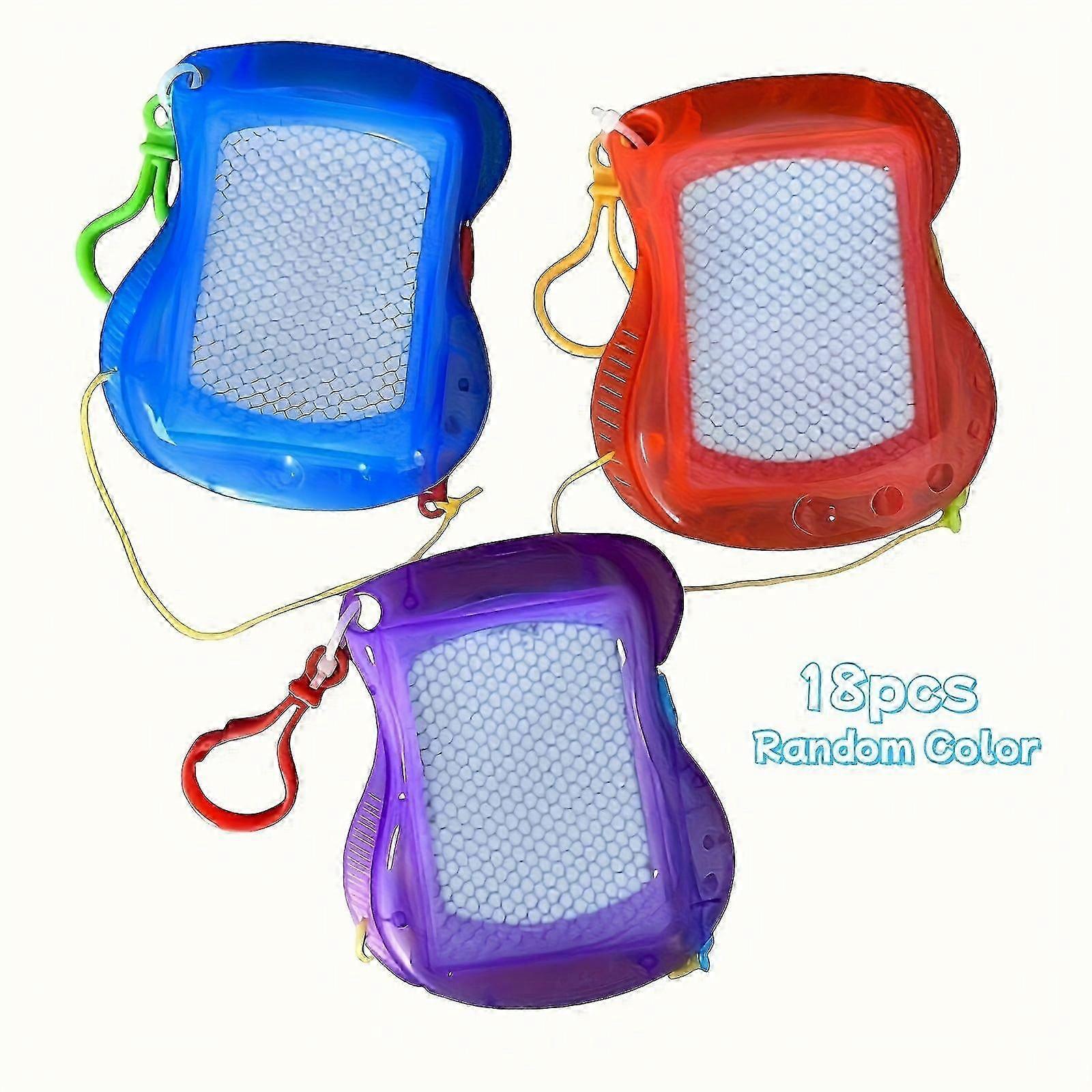 18 Pcs Mini Magnetic Drawing Boards with Keychains, Assorted Colors