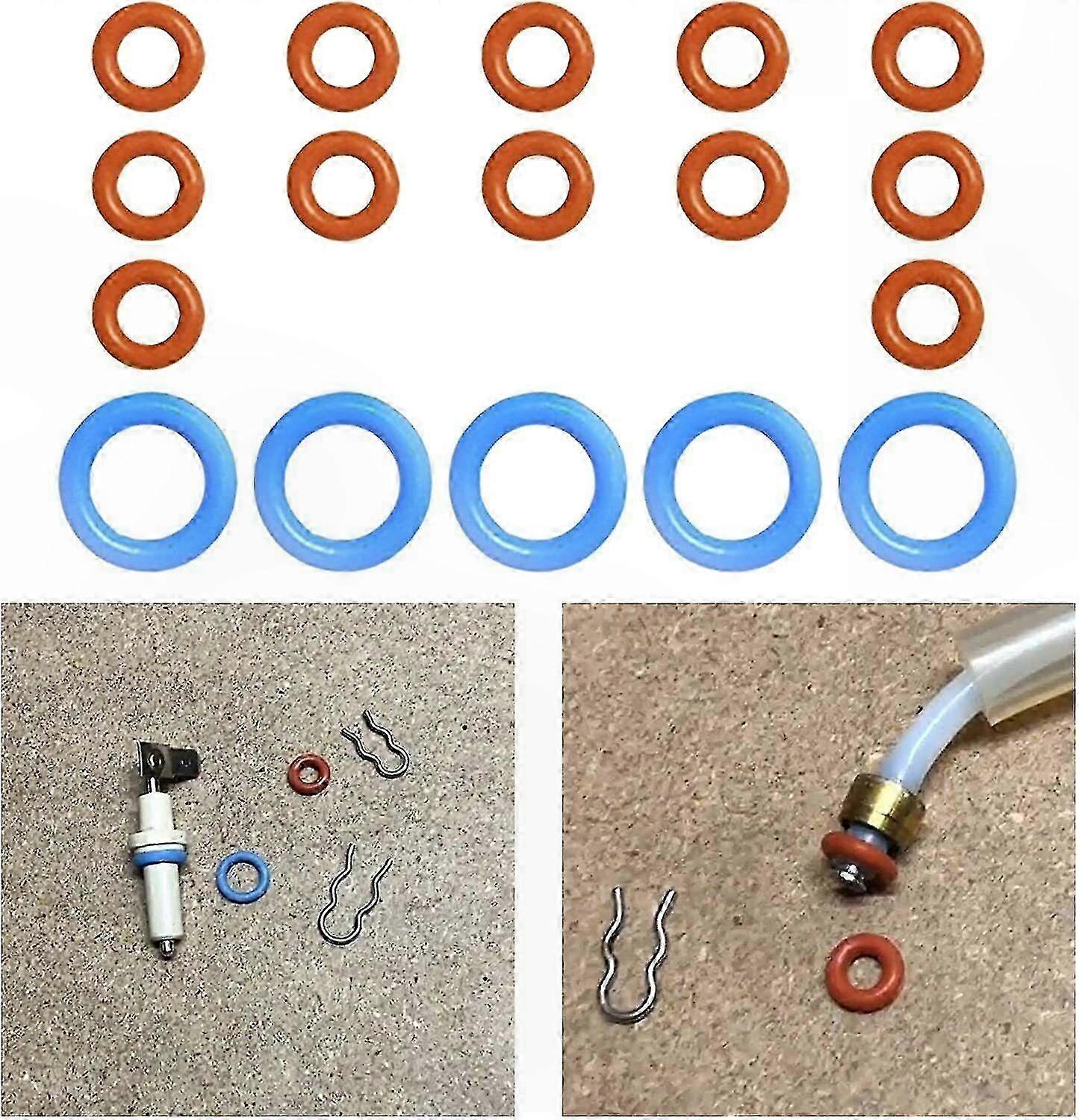 Kit de 17 joints pour machines à expresso, compatible avec différents modèles