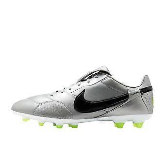 Buty piłkarskie Nike Premier 3 odporne na ścieranie, uniseks, metaliczne, srebrne, HM0265-004