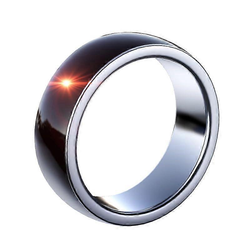 Smart Bluetooth Ring Remote for Music, Camera Shutter, Page Turn, Video Scroll  Black Size 10