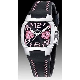 Lotus code Quartz Analog Woman Watch with Cowhide Bracelet 15508/6